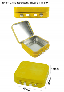 Cajas de lata de Metal personalizadas, contenedores con tapas para embalaje a granel, 50mm, 80mm, 120mm - Product Image 6