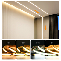 Bande LED à effet d'eau courante RVB, WS2811 COB, effet de poursuite, lumières LED à effet d'eau courante