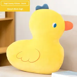 Almohada de peluche creativa y peculiar, lindo cojín de pato amarillo, adorable juguete de peluche para dormir, regalo para tu novia. - Product Image 6