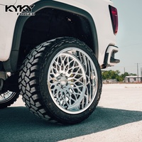 Jantes forgées sur mesure 22x12 24x14 24x16 26x16 26x14 20x10 Monobloc Super Jantes Simples pour Silverado 2500 HD F250 Sierra 2500HD
