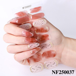 Pegatinas de Uñas de Gel Semicuradas de Cobertura Total, Activadas por Luz UV, Estilo Salón, Parches de Manicura - Product Image 6