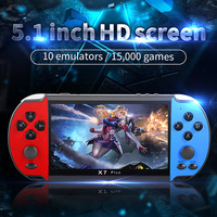 Console de jeu portable GBE Classic X7 Plus PSP3000, écran HD 640x480, contrôle à 2 joysticks, batterie 2500mAh, interface AV, lecteur de jeux