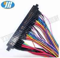 Câble de carte mère JAMMA standard 28+28 broches avec fils codés par couleur pour la réparation et le remplacement des bornes d'arcade