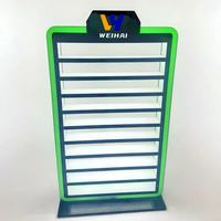 Présentoir en acrylique LED personnalisé avec lumières pour chaussures, écouteurs Bluetooth, vitrine en acrylique pour produits électroniques