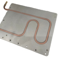 Radiateur de plaque de refroidissement par eau en aluminium de soudage par friction haute puissance avec perçage d'usinage CNC