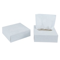 Boîte de mouchoirs en papier 1 pli, doux, non fluorescent, 100% pâte de bois vierge, imprimé sur mesure, économique, pour la maison, fabriqué en Chine