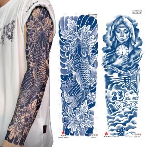 <span class=keywords><strong>Tatuaggio</strong></span> Temporaneo a Manica Intera per <span class=keywords><strong>Uomo</strong></span>, Semi-Permanente, a Base di Erbe, Lunga Durata - Product Image 2