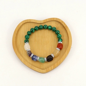 Bracciale con perline in pietra naturale da uomo, regalo disponibile in tutti i <span class=keywords><strong>18</strong></span> colori, fatto a mano, occhio di tigre, cristallo colorato, agata, bracciale geometrico. - Product Image 3