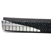 Bande de protection décorative en PVC en forme de U pour portière de voiture, anti-rayures, pour bord de carrosserie, vente en gros