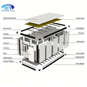 Tùy Chỉnh Nhà Máy Bán Hàng Trực Tiếp Đúc Sẵn Đa-Mục Đích Kinh Tế Giải Trí Ngoài Trời Container Nhà - Product Image 5