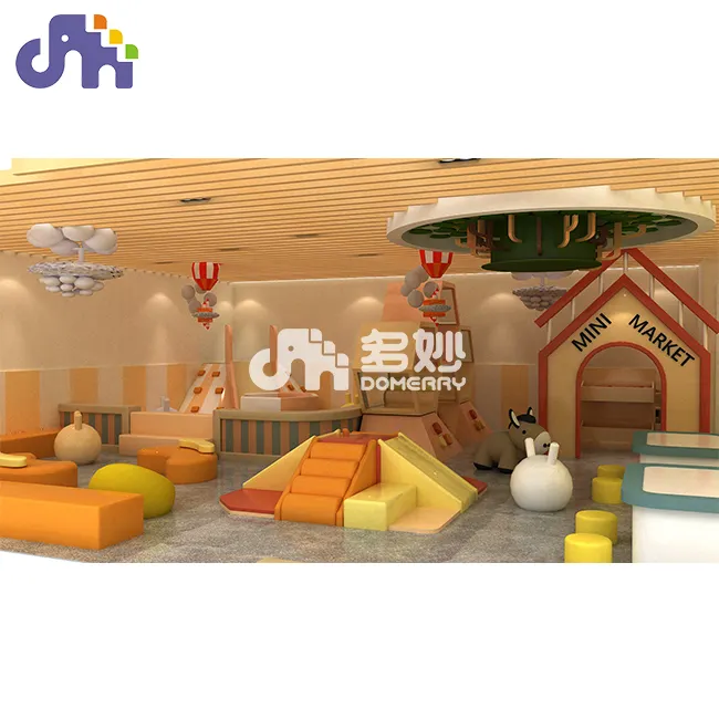 hot sale customized indoor playground equipment soft play set structure kids soft play area