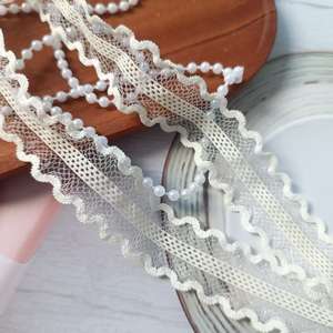 ริบบิ้นไนลอนตาข่ายสองด้านลายดอกไม้ 3 มิติ 5735 สำหรับตกแต่งชุดชั้นใน ของเล่น งานฝีมือ ดีไซน์ปรับแต่งได้ ริบบิ้นดั้งเดิม - Product Image 3