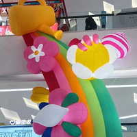Fleur gonflable géante Publicité Outdoor Park Mall Décoration Taille personnalisée