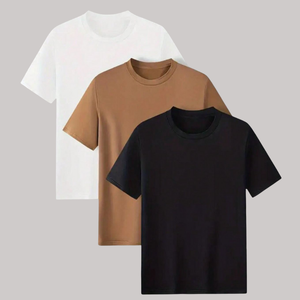 Exportation directe d'usine, conception OEM, t-shirt pour homme, design personnalisé, t-shirt à col rond imprimé pour homme, coton biologique en bambou, Inde - Product Image 5