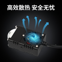 Luces Auxiliares LED con 4 Lentes DRL, Ventilador, Luz de Conducción, Niebla, Trabajo, para Vehículos Todoterreno y Camiones, Nuevos Accesorios de Iluminación para Automóviles