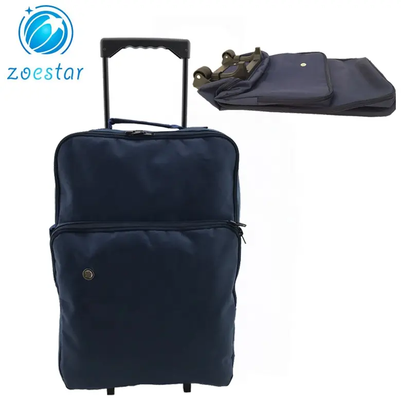 安い折りたたみ式荷物スーツケース旅行トロリー2輪簡単な旅行トロリー旅行荷物バッグ