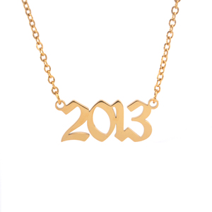 <span class=keywords><strong>100</strong></span>% plata esterlina 925 puro 14k chapado en oro de acero inoxidable personalizado signo de nacimiento año colgante nombre collar placa - Product Image 6