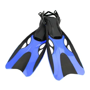 Barras de silicone para natação de crianças adultos, sapatos de mergulho profissionais submersíveis longos com pés para mergulho