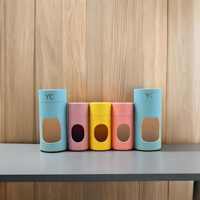 Boîte à biscuits, bonbons et en-cas en carton biodégradable avec impression de logo, tube en papier kraft de qualité alimentaire avec fenêtre transparente