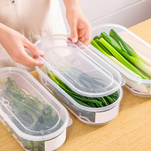 Boîte de <span class=keywords><strong>rangement</strong></span> en plastique pour légumes, tomates, oignons, coriandre, gingembre, <span class=keywords><strong>ail</strong></span>, spécifique au réfrigérateur, vente en gros - Product Image 6