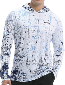Camicia da <span class=keywords><strong>Pesca</strong></span> OEM ad Alta Elasticità, Impermeabile e Antivento con Cappuccio, Protezione Solare UPF 50+, Morbida e Setosa, Abbigliamento Outdoor - Product Image 1