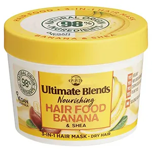 Lidercare Private Label Hair Masque repairing different hair types Food Banana 3 in 1 Hair Mask