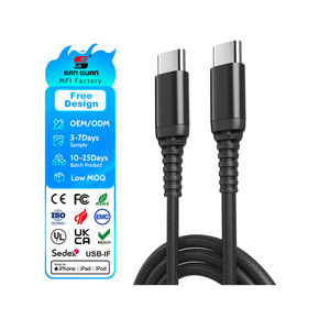 Téléphone USB Kabel PD 30W 20W Charge rapide 3A USB C à C Câble pour IPhone15 Pro Max Typce C Câble pour <span class=keywords><strong>iPhone</strong></span> 15 - Product Image 1