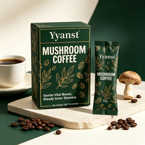 Café Orgánico en Polvo con Extracto Herbal, Estimulación Vital Suave, Resistencia Interna Constante, 10g*10 Sobres, Servicio Personalizado OEM - Product Image 3