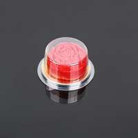 Hengmaster jetable en plastique tasse gâteau jetable collation beignet restauration rapide conteneurs plateau