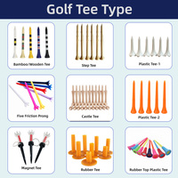 Boîte à cigarettes magnétique personnalisée Transform Golf PlasticTees Taille réglable