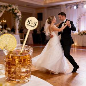 Agitateurs à Boissons Personnalisés avec Nom, Bâtonnets à Cocktail en Acrylique Personnalisés, Décorations de Fête de Mariage et Accessoires de Bar - Product Image 5