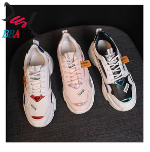 Chaussures pour femmes 2020, baskets plateforme assorties en couleur, vente en gros - Product Image 6