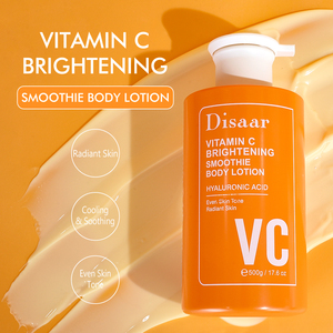 Crème hydratante pour le corps éclaircissante à la vitamine C Disaar avec acide hyaluronique, apaisante, rafraîchissante, pour une peau éclatante, en vrac - Product Image 3