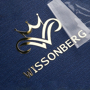 Chai Jar nhãn 3D logo vàng lá ridescent Vàng Laser bạc tinh thể trong suốt Nhãn dán nhãn tùy chỉnh UV chuyển dán - Product Image 2