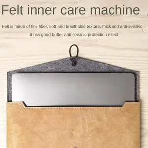 13/14/15/16 "kapasitas besar Polyester Dupont kertas kantong pelindung Laptop Tablet antik membawa Case tahan air E-Book tas penutup - Product Image 4