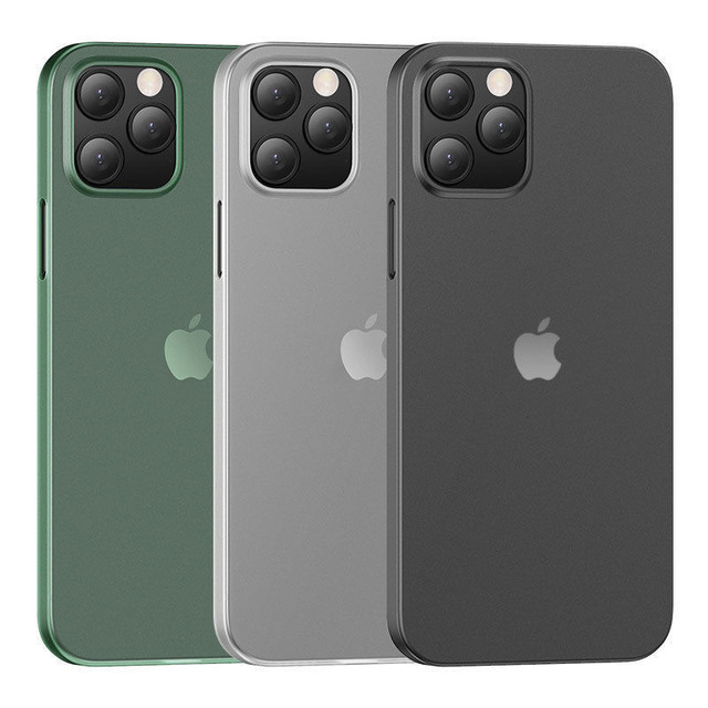 For Iphone13 Big Hole Phone case Solid Color pp Thin case for 13promax Frosted Protective case
