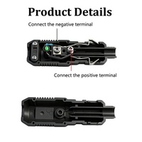Adaptateur de prise allume-cigare pour voiture 12-24V, prise mâle 10A 250V, fusible en verre à action rapide, indicateur LED sans fil