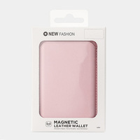 Étui de téléphone magnétique avec porte-cartes, portefeuille en cuir PU, support de carte, antichoc, logo personnalisé pour iPhone Android