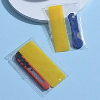 Outils de pose de papier peint DIY, outils pour film de fenêtre de voiture, grattoirs en plastique, grattoir manuel avec ensemble de couteaux utilitaires