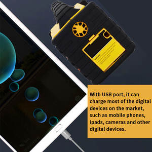 Démarreur de batterie de voiture 12V avec compresseur d'air, <span class=keywords><strong>gonfleur</strong></span> de pneus 260PSI, <span class=keywords><strong>station</strong></span> d'alimentation portable, onduleur 110V 400W avec prise AC/DC/USB - Product Image 4