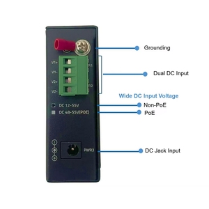 Gigabit công nghiệp PoE chuyển đổi 1000Mbps Mini ngành công nghiệp <span class=keywords><strong>Ethernet</strong></span> chuyển đổi Din Rail gắn Cắm và chơi Marvell <span class=keywords><strong>Chipset</strong></span> - Product Image 3