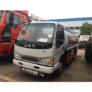 5000 liters fuel tanker truck JAC 4x2 mobile oil dispensing truck for sale in Haiti