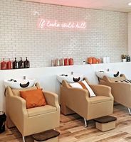 Grande Promotion Bac à Shampoing Lavage Arrière Mobilier de Salon Fauteuil de Coiffeur