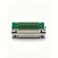 Mini connecteur d'aviation rectangulaire J30J-51TJW-J, connecteur mâle à souder 51 broches avec clip de câble de type J