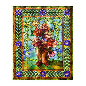 ZF Tùy Chỉnh Tiffany <span class=keywords><strong>Stained</strong></span> <span class=keywords><strong>Glass</strong></span> Art <span class=keywords><strong>Patterns</strong></span> Hand Made <span class=keywords><strong>Stained</strong></span> <span class=keywords><strong>Glass</strong></span> Đối Với Trang Trí Cửa Và Cửa Sổ - Product Image 1