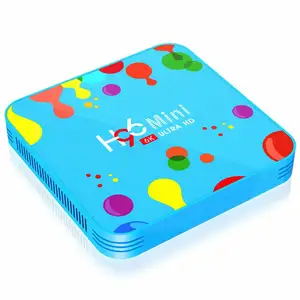 H96 MINI H6 Android 9.0 Smart TV BOX Quad Core 4G DDR3 32G EMMC ROM Set Top Box 6K 3D H.265 Wifi Media Player TV Receiver