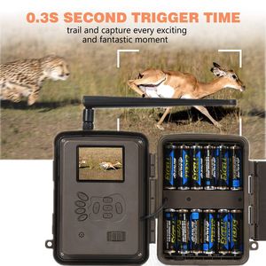 Jeu de chasse à la faune <span class=keywords><strong>Trailcam</strong></span> 4G Wildcamera Photo Trap avec capteur CMOS 48MP Carte mémoire SD Nouvelle génération Wildkamera - Product Image 6