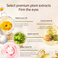 Helichrysum Eye Care Huile de beauté Huile essentielle Massage Roller Ball pour Anti-Rides Raffermissant Améliore les poches des yeux et les ridules