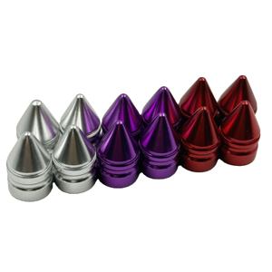 KAISHENG New Auto Truck Motorcycle Air Valve Stem Caps Aluminum Spike Cone Tyre Valve <strong>Rim</strong> Dustproof Protective <strong>Cover</strong> 24-Month - Product Image 4