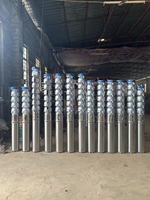 Pompe submersible à haut débit et haute pression en acier inoxydable AC – Pompes submersibles pour puits profonds – Pompe à eau submersible pour forage